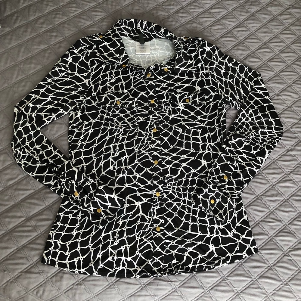 BCBG MAX AZARIA Long Sleeve Blouse